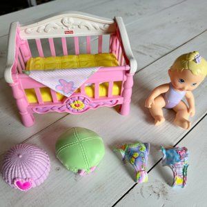 Fisher Price Snap 'N Style Babies Naptime for Nikki Play Set K6695 Vintage 2006